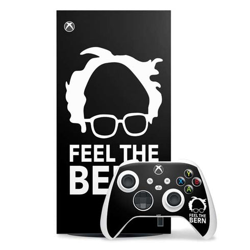 Feel The Bern Outline Xbox Series X Skins